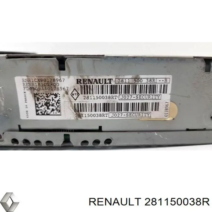 Compre 281153881R Renault (RVI) Aparelhagem de som (rádio AM/FM)