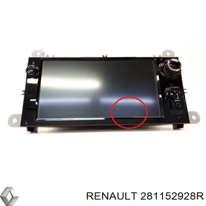 Mostrador multifuncional 281152928R Renault (RVI)