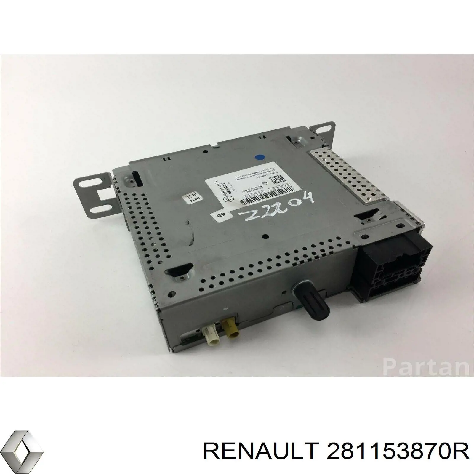 Aparelhagem de som (rádio AM/FM) Renault (RVI) 281153870R