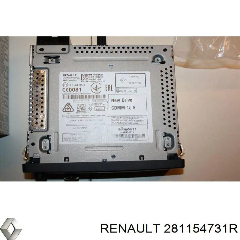 281154731R Renault (RVI) Aparelhagem de som (rádio AM/FM)