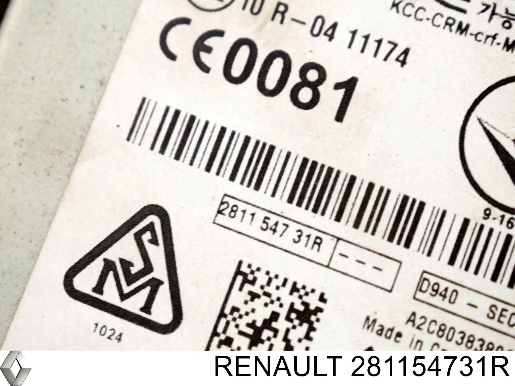 Aparelhagem de som (rádio AM/FM) 281154731R Renault (RVI)
