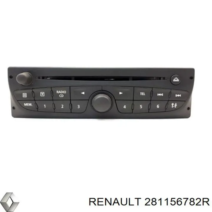 281156782R Renault (RVI) Aparelhagem de som (rádio AM/FM)