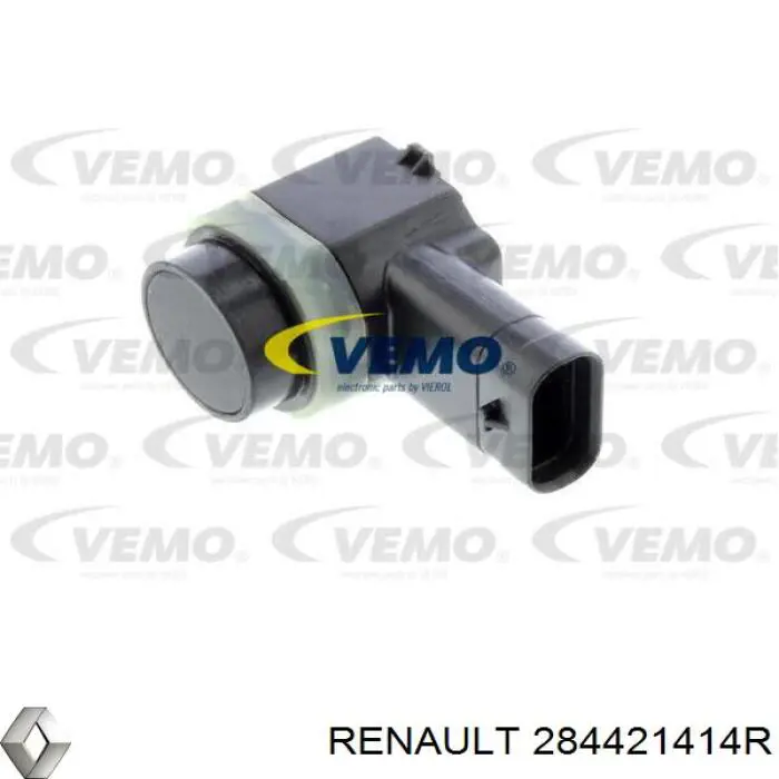 Compre 284421414R Renault (RVI) Sensor dianteiro de sinalização de estacionamento (sensor de estacionamento)