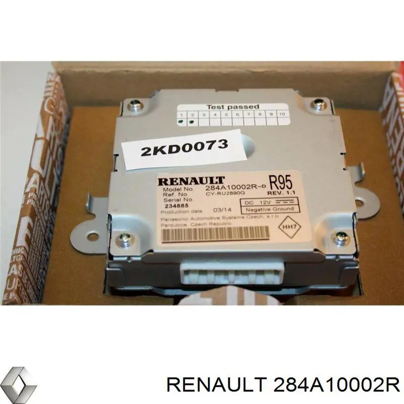 284A10002R Renault (RVI) Módulo de direção da câmara