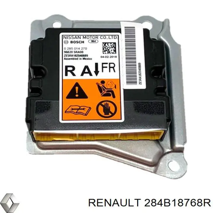 284B18768R Mercedes Módulo de direção (Centralina eletrônica) da rede de bordo