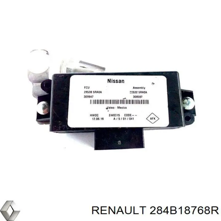 Compre 284B18768R Mercedes Módulo de direção (Centralina eletrônica) da rede de bordo