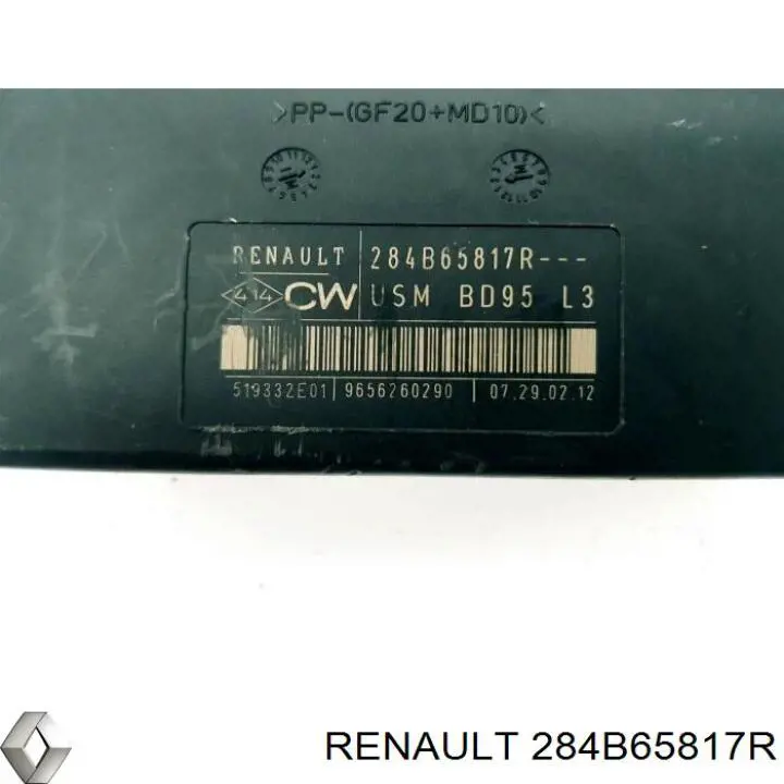 Unidade de dispositivos de segurança Renault (RVI) 284B65817R preço, a partir de 146,55 USD
