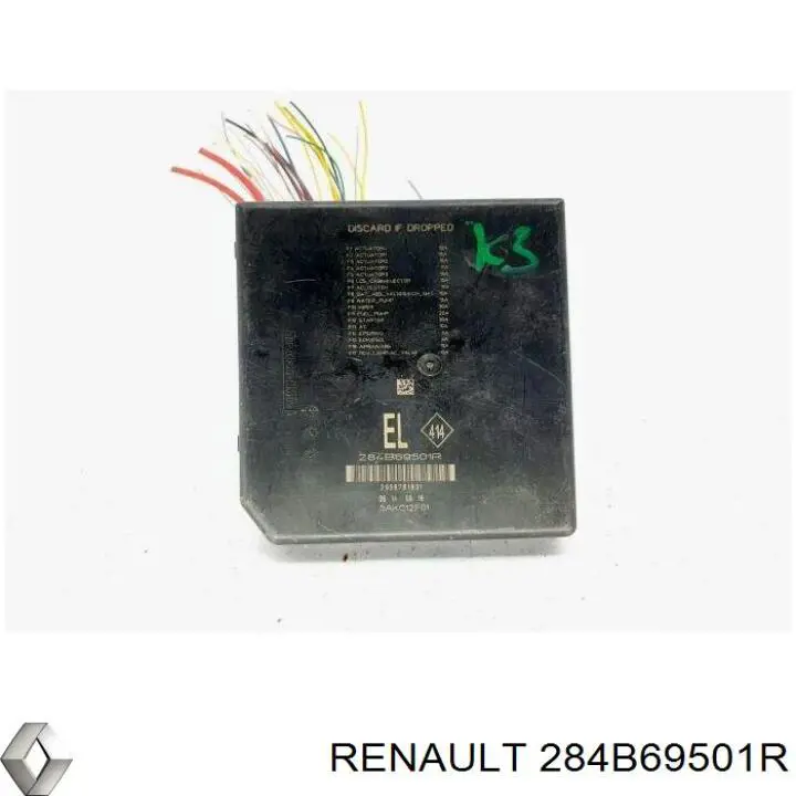 Unidade de dispositivos de segurança Renault (RVI) 284B69501R