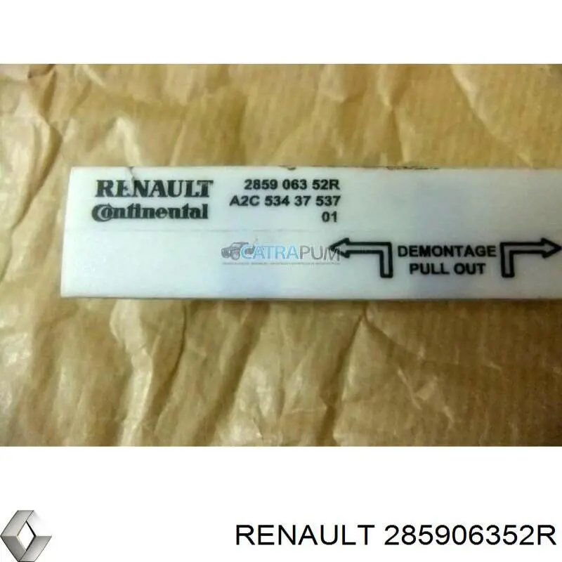 Antena KESSY Renault (RVI) 285906352R preço, a partir de 40,86 USD