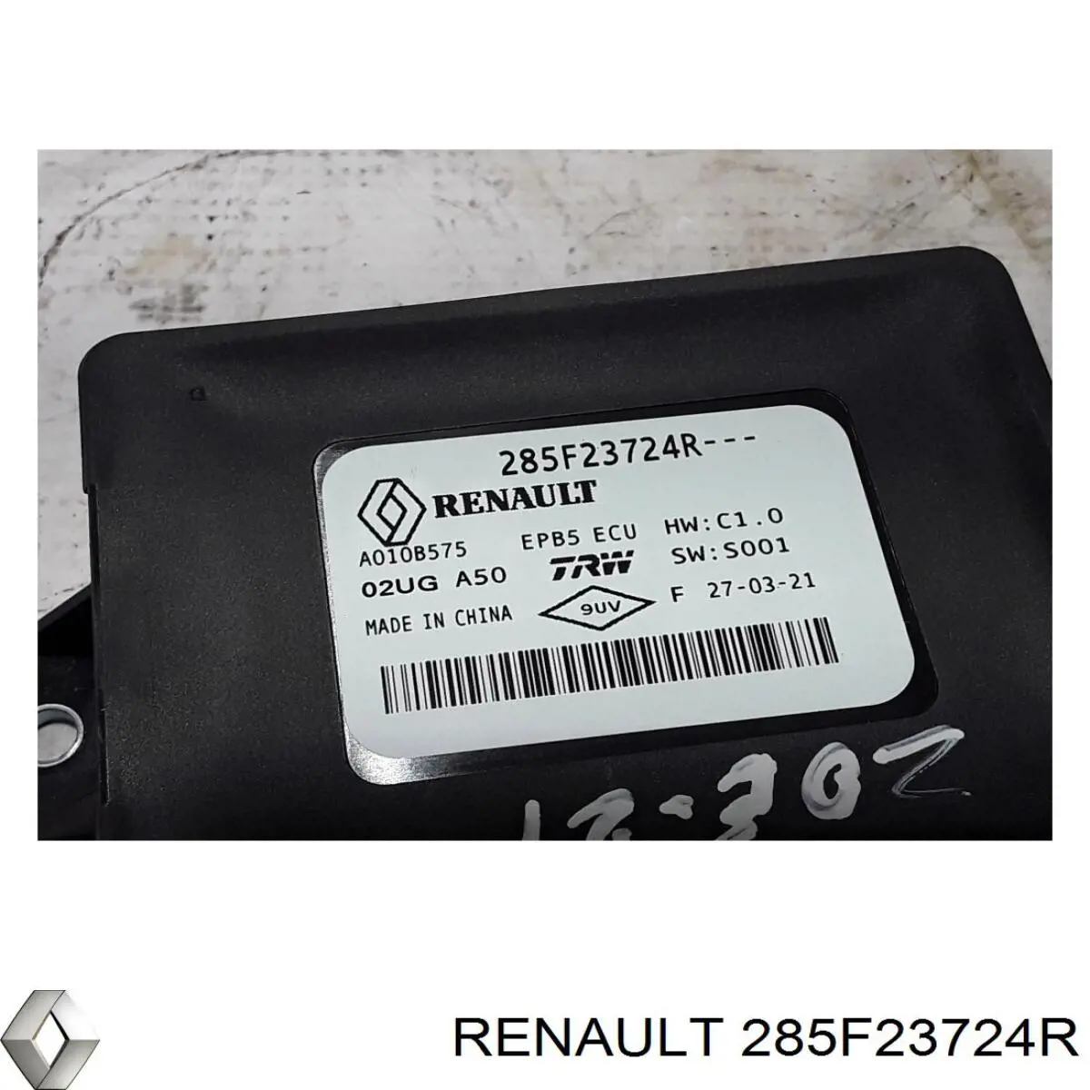 Unidade de controlo (módulo) do freio de estacionamento eletromecânico Renault (RVI) 285F23724R preço, a partir de 100,63 USD
