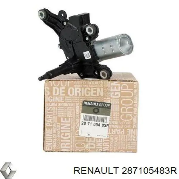 287105483R Renault (RVI) Motor de limpador pára-brisas de vidro traseiro