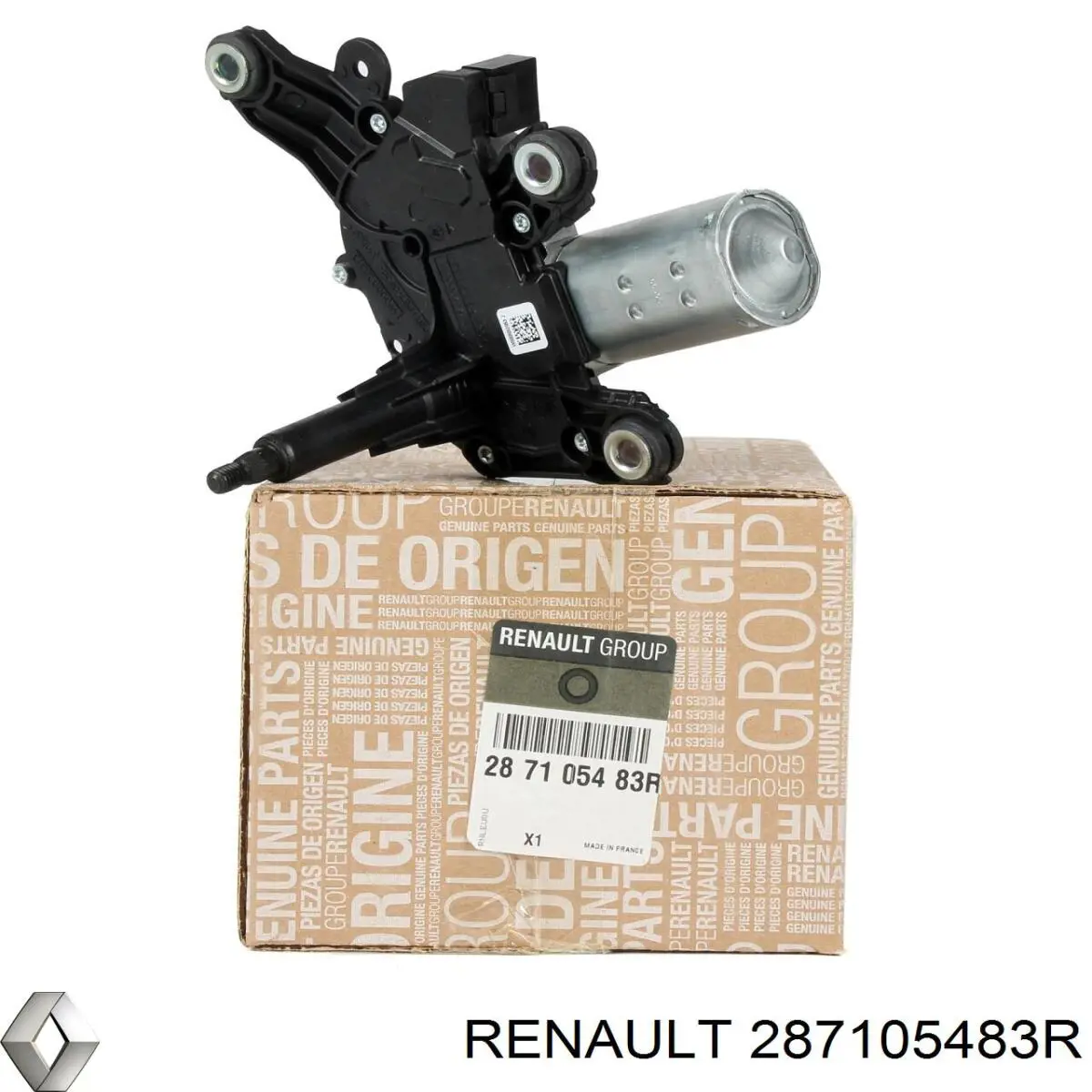Compre 287105483R Renault (RVI) Motor de limpador pára-brisas de vidro traseiro