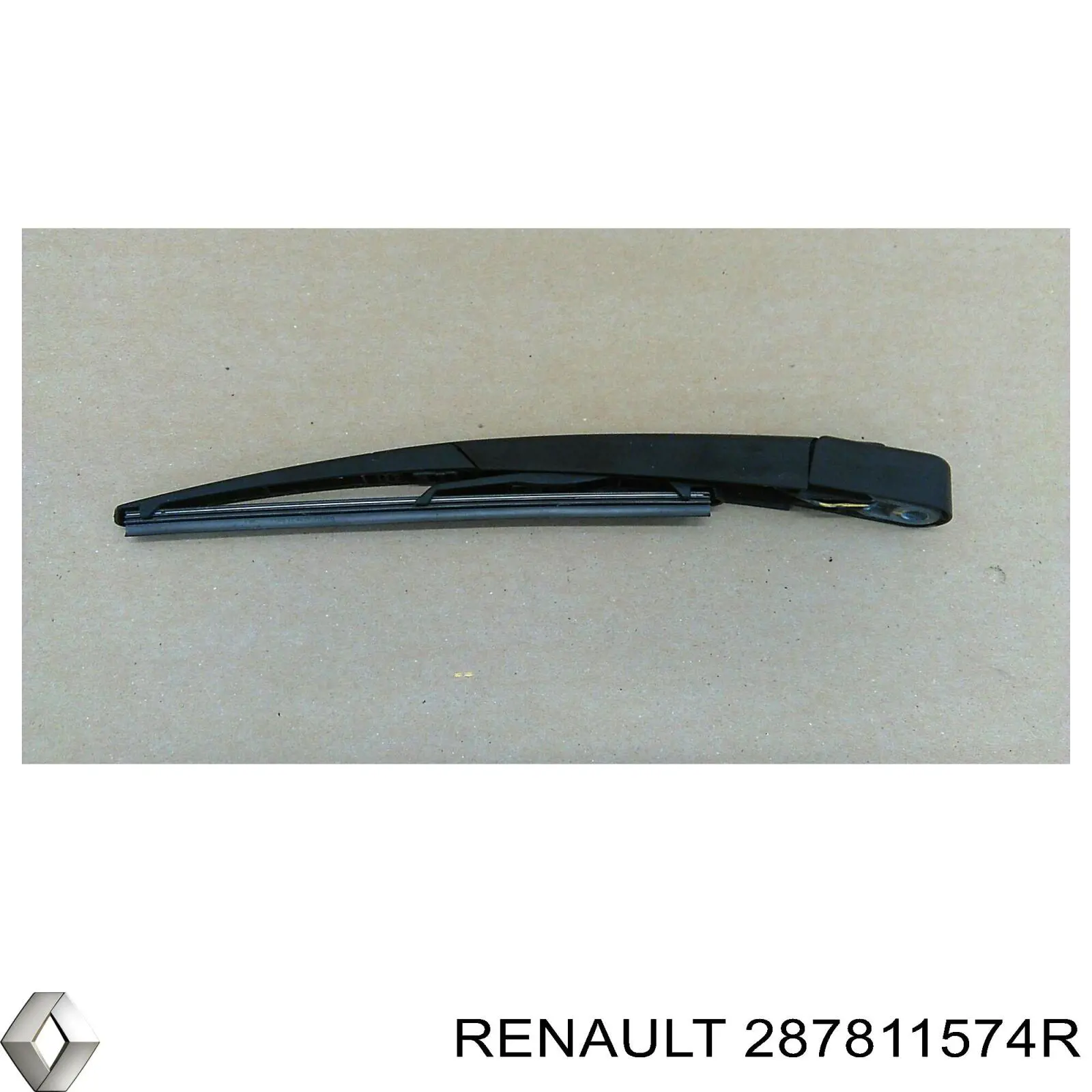287811574R Renault (RVI) Braço de limpa-pára-brisas de vidro traseiro
