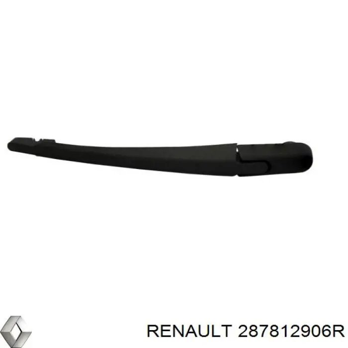 287812906R Renault (RVI) Braço de limpa-pára-brisas de vidro traseiro