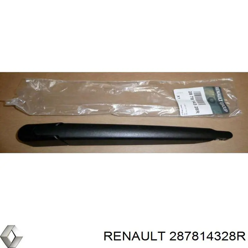 Compre 287814328R Renault (RVI) Braço de limpa-pára-brisas de vidro traseiro