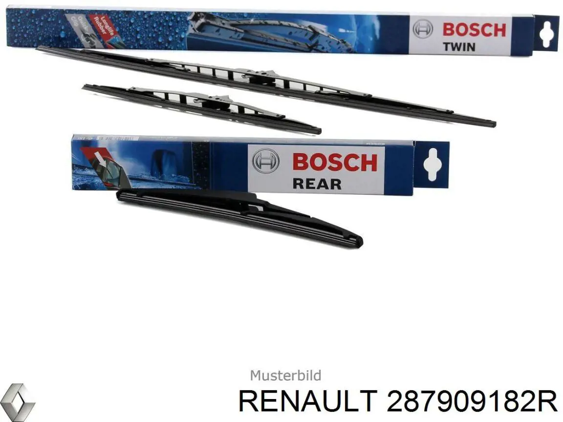 Limpa-pára-brisas de vidro traseiro Renault (RVI) 287909182R preço, a partir de 5,52 USD