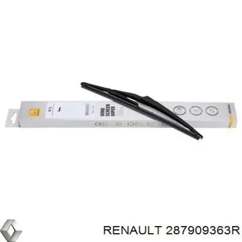 287909363R Renault (RVI) Limpa-pára-brisas de vidro traseiro
