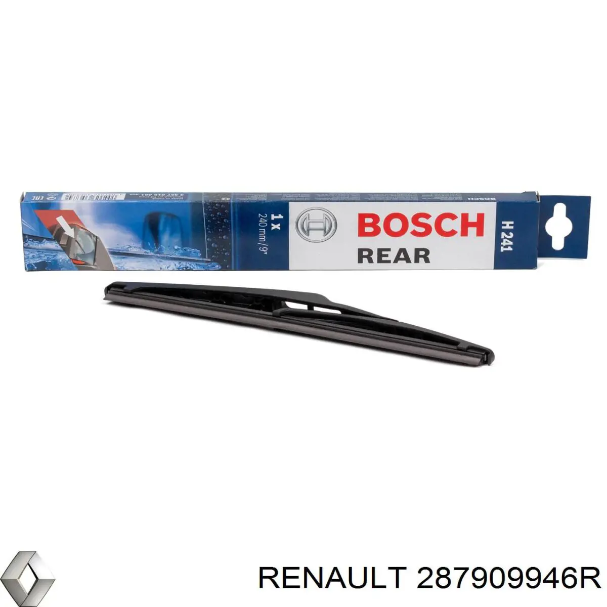 Limpa-pára-brisas de vidro traseiro Renault (RVI) 287909946R preço, a partir de 11,13 USD