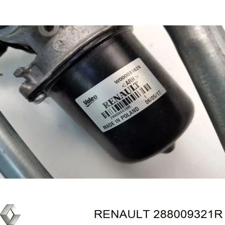 Compre 288009321R Renault (RVI) Motor de limpador pára-brisas do pára-brisas