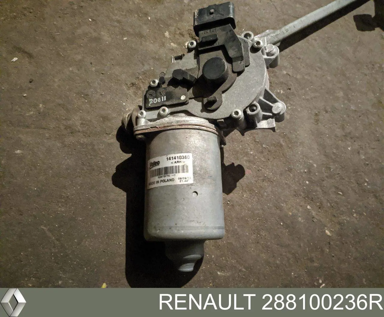 Compre 288100236R Renault (RVI) Motor de limpador pára-brisas do pára-brisas