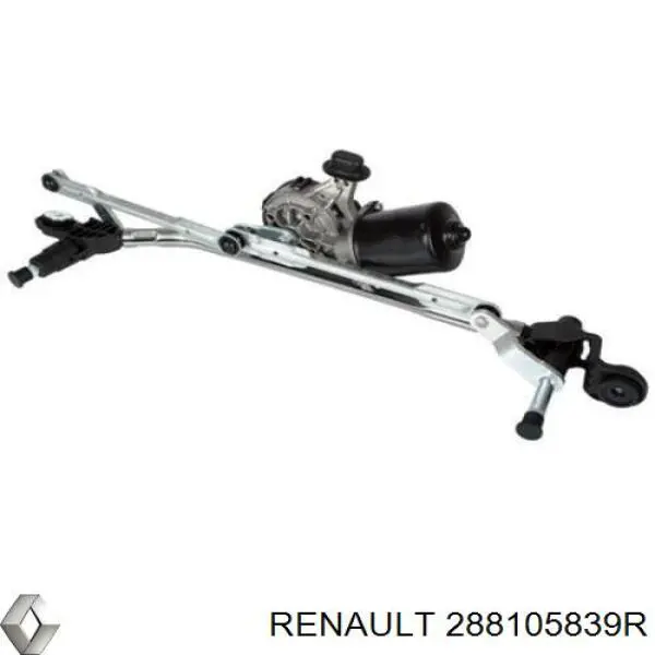 288105839R Renault (RVI) Motor de limpador pára-brisas do pára-brisas