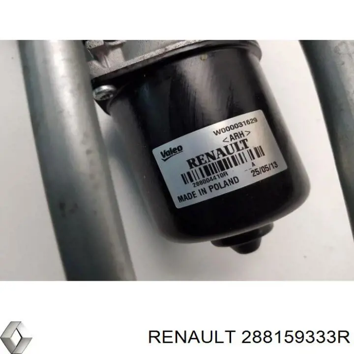 288159333R Renault (RVI) Motor de limpador pára-brisas do pára-brisas