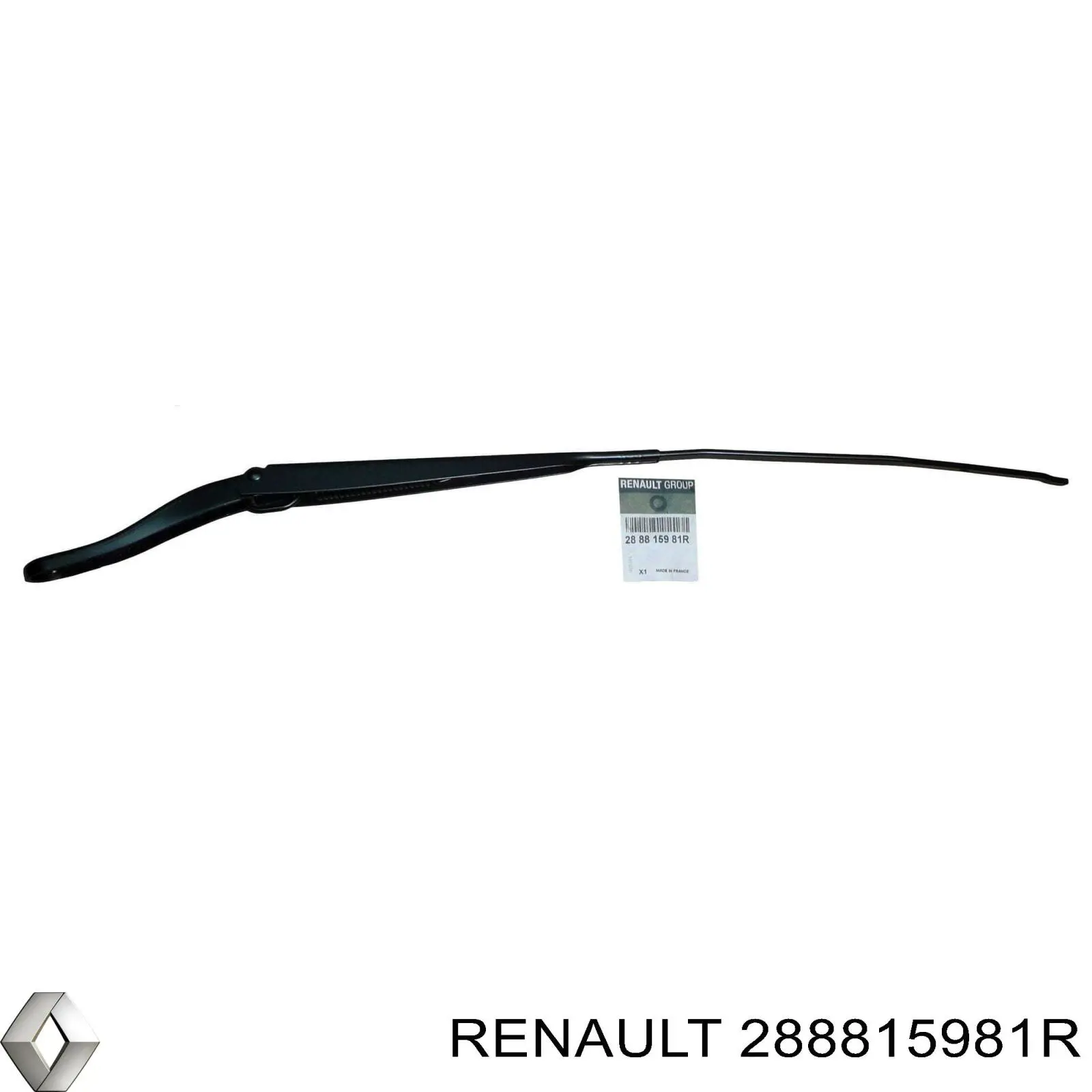 288815981R Renault (RVI) Braço de limpa-pára-brisas do pára-brisas