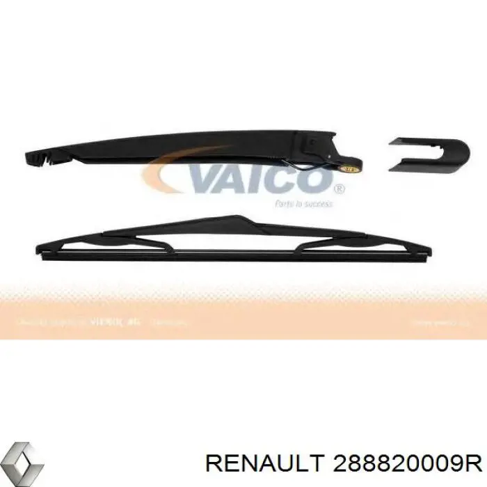 288820009R Renault (RVI) Tampão da porca de fixação do braço de limpador de pára-brisa traseiro