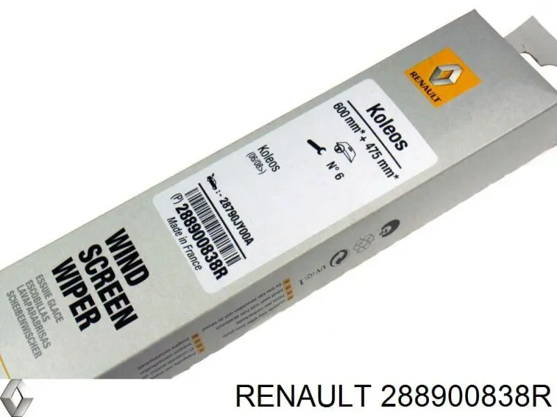 Compre 288900838R Renault (RVI) Limpa-pára-brisas do pára-brisas, kit de 2 un.