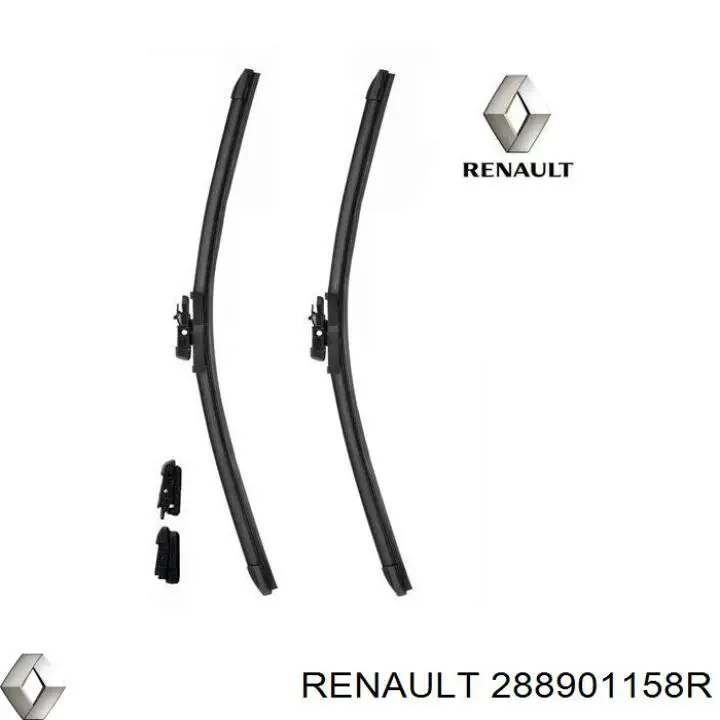 Limpa-pára-brisas do pára-brisas, kit de 2 un. Renault (RVI) 288901158R preço, a partir de 13,69 USD