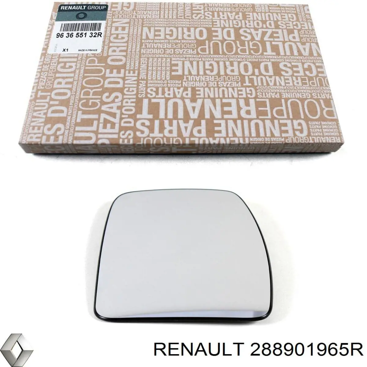 Limpa-pára-brisas do pára-brisas, kit de 2 un. Renault (RVI) 288901965R
