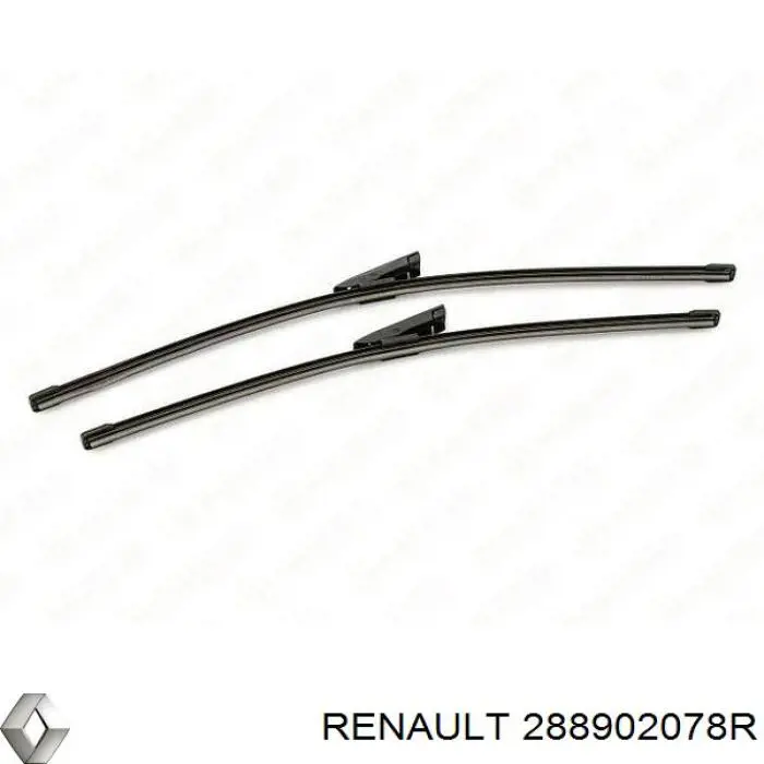 Limpa-pára-brisas do pára-brisas, kit de 2 un. Renault (RVI) 288902078R preço, a partir de 23,43 USD