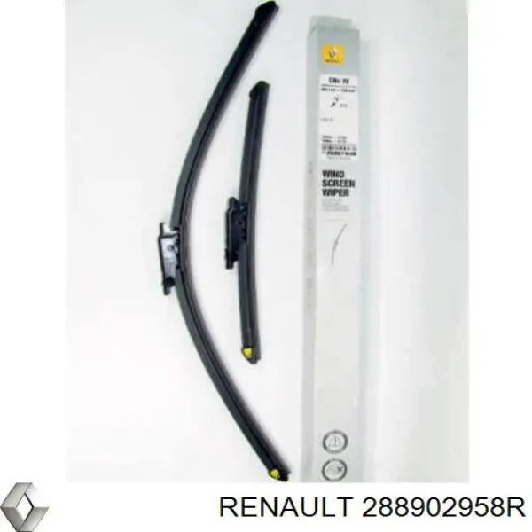 288902958R Renault (RVI) Limpa-pára-brisas do pára-brisas, kit de 2 un.