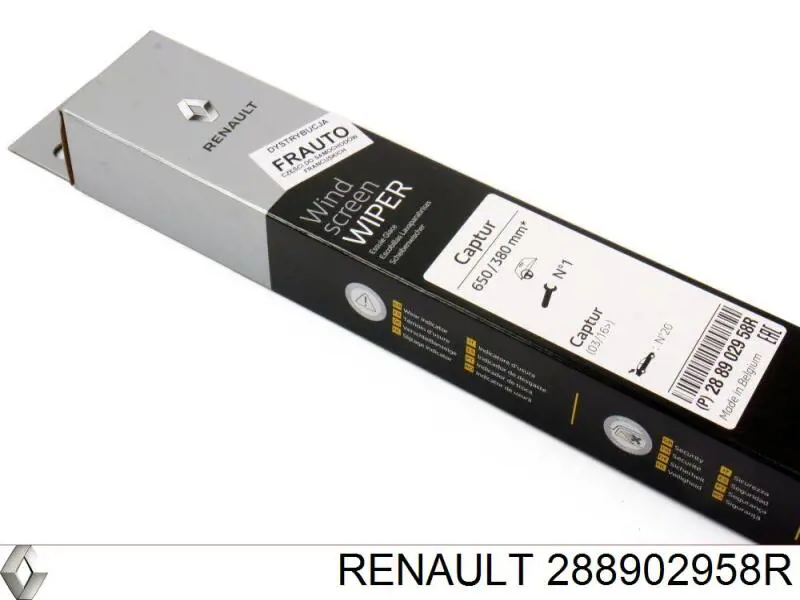 Limpa-pára-brisas do pára-brisas, kit de 2 un. Renault (RVI) 288902958R preço, a partir de 26,94 USD