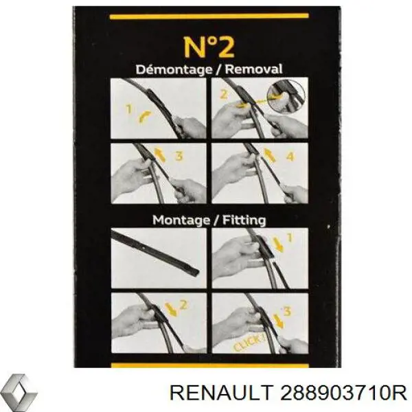 Compre 288903710R Renault (RVI) Limpa-pára-brisas do pára-brisas, kit de 2 un.