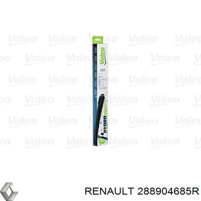288904685R Renault (RVI) Limpa-pára-brisas do pára-brisas, kit de 2 un.