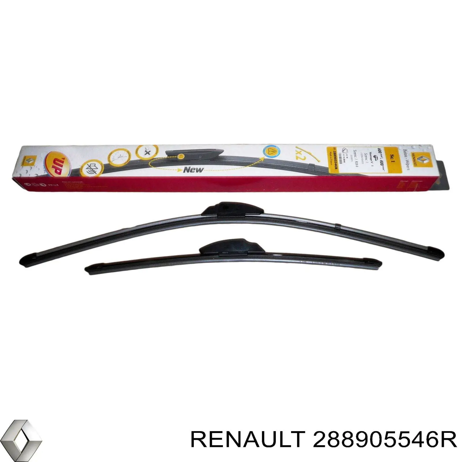 Compre 288905546R Renault (RVI) Limpa-pára-brisas do pára-brisas, kit de 2 un.