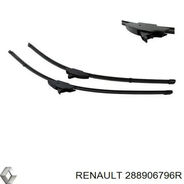 Compre 288906796R Renault (RVI) Limpa-pára-brisas do pára-brisas de condutor