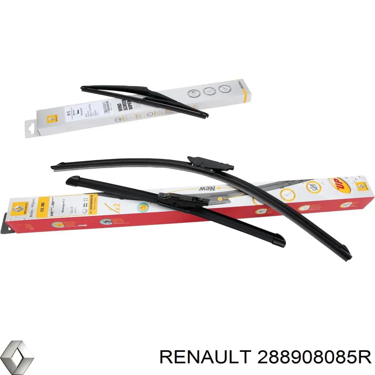 Limpa-pára-brisas do pára-brisas, kit de 2 un. Renault (RVI) 288908085R preço, a partir de 35,12 USD