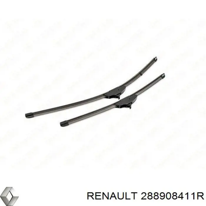 288908411R Renault (RVI) Limpa-pára-brisas do pára-brisas, kit de 2 un.