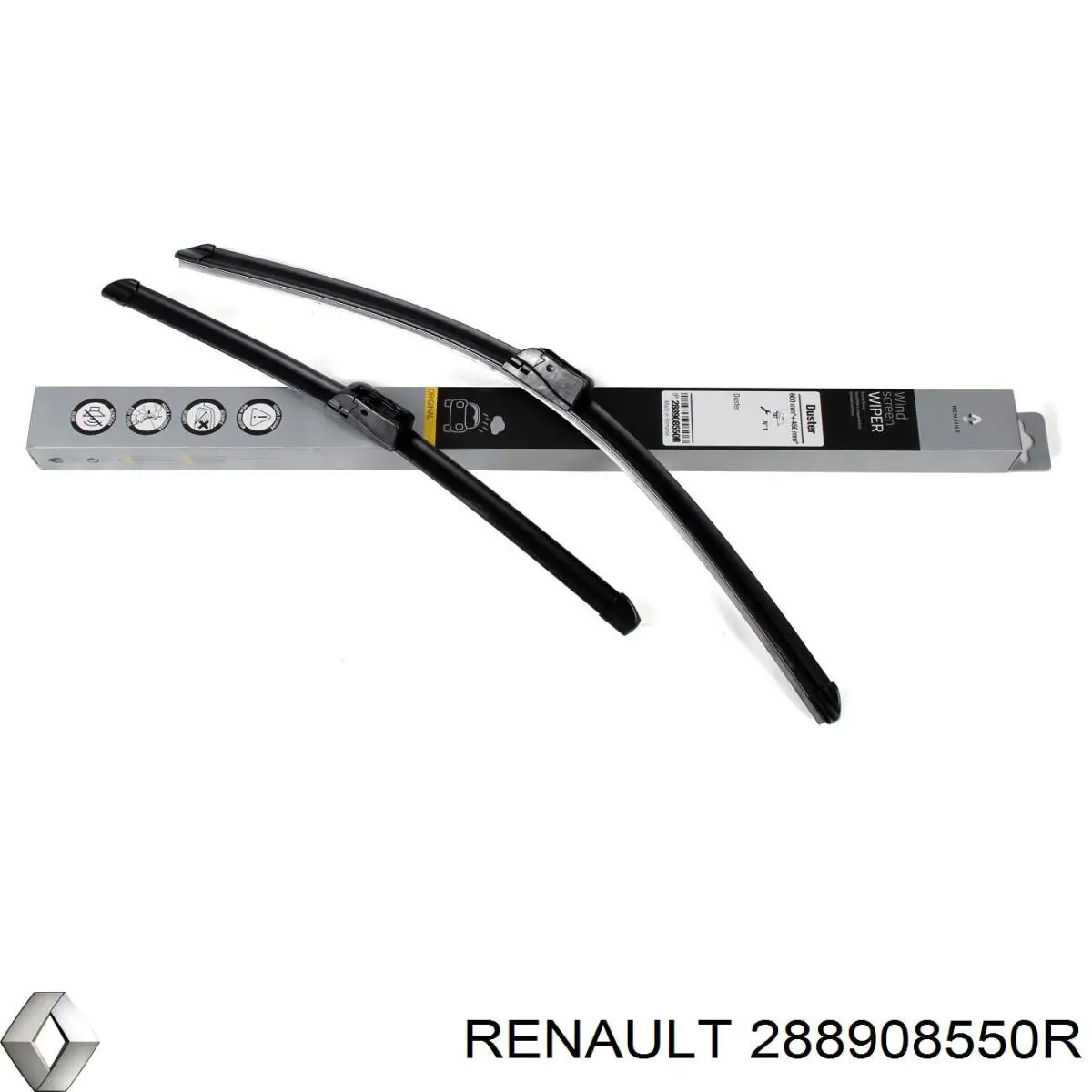 288908550R Renault (RVI) Limpa-pára-brisas do pára-brisas, kit de 2 un.