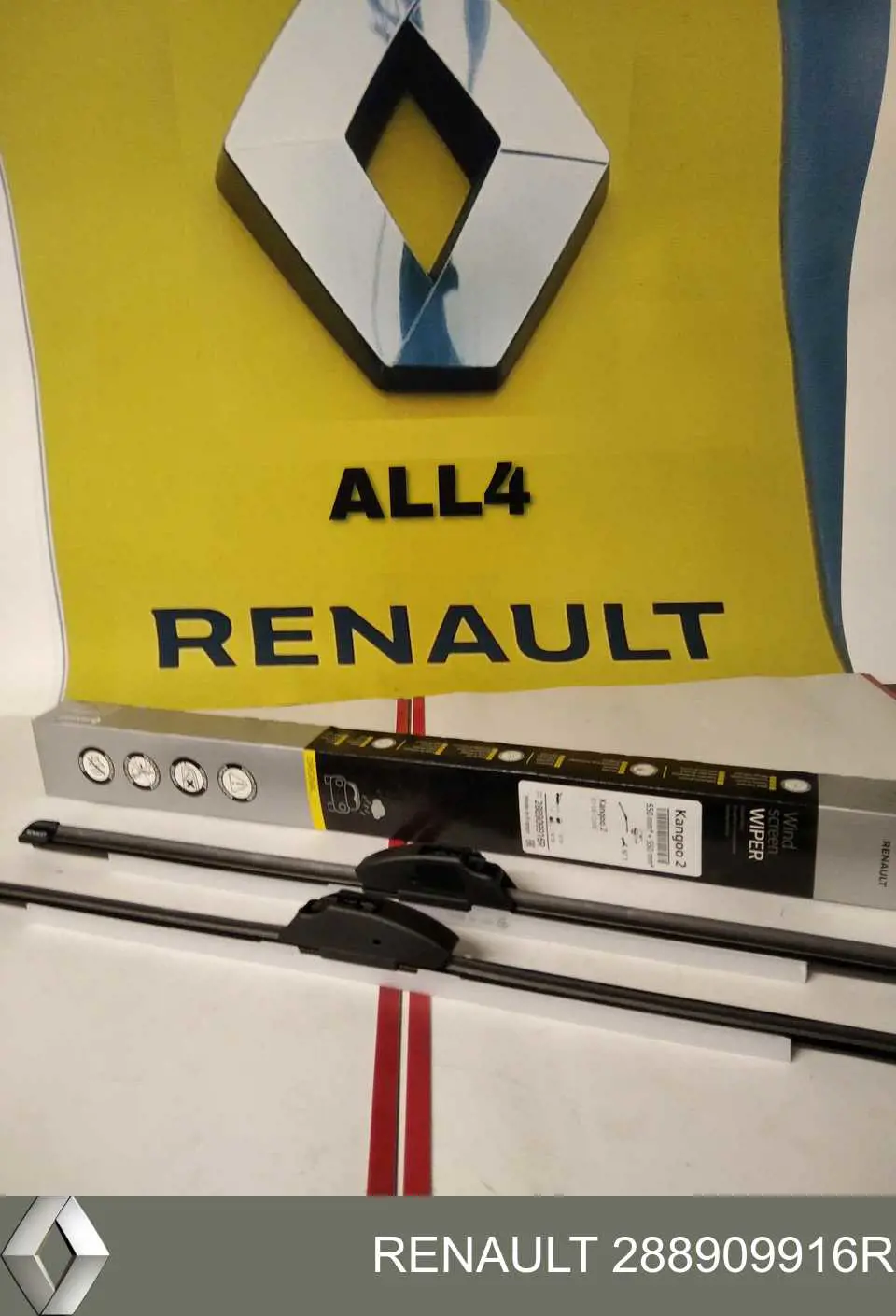 Limpa-pára-brisas do pára-brisas, kit de 2 un. Renault (RVI) 288909916R preço, a partir de 27,33 USD
