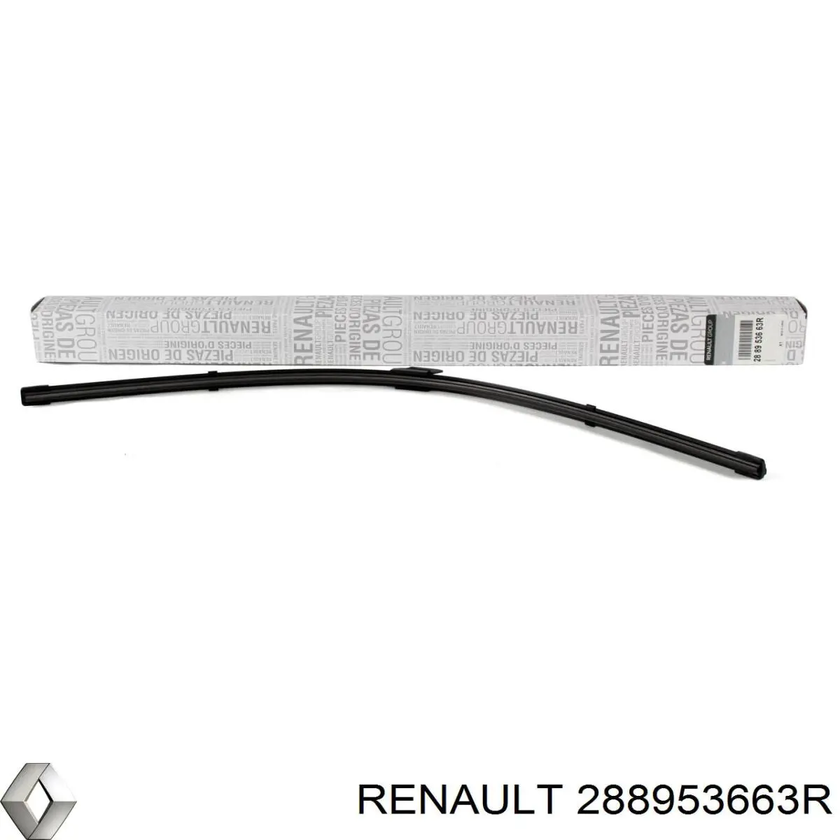 Limpa-pára-brisas do pára-brisas de condutor 288953663R Renault (RVI)