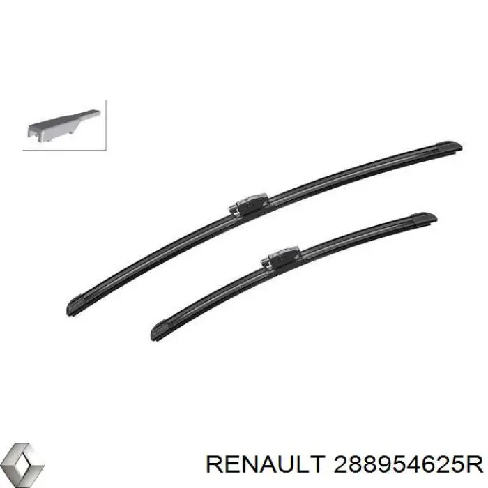 288954625R Renault (RVI) Limpa-pára-brisas do pára-brisas, kit de 2 un.