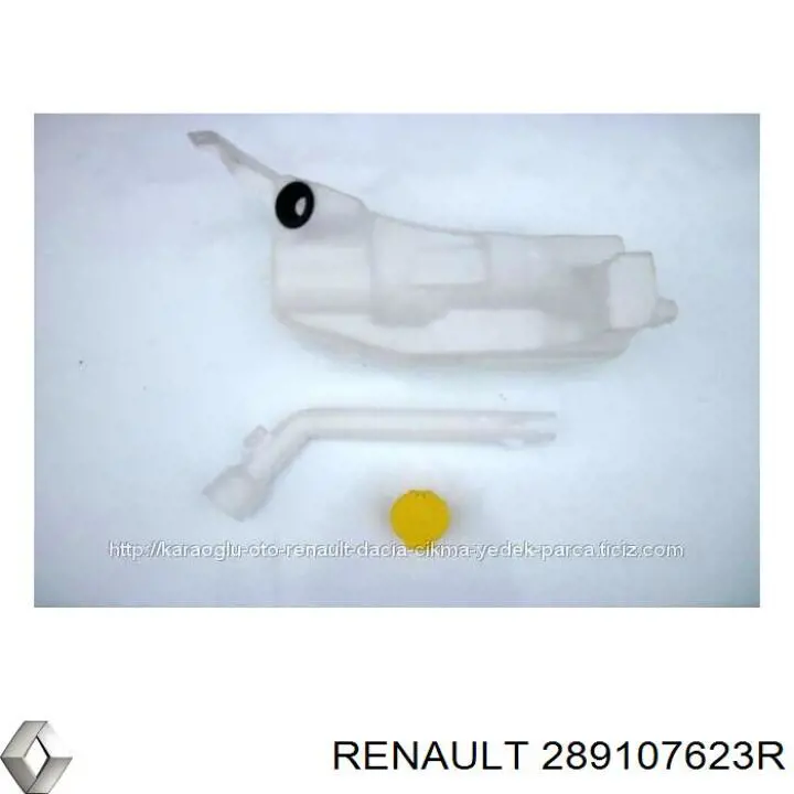 289107623R Renault (RVI) Tanque de fluido para lavador de vidro