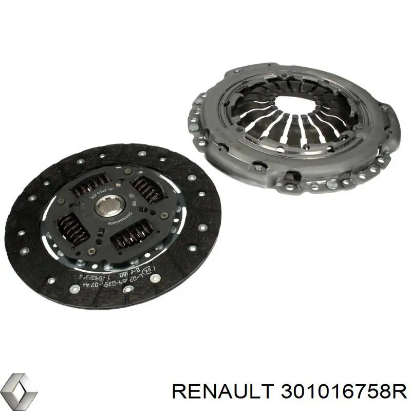 301016758R Renault (RVI) Disco de embraiagem
