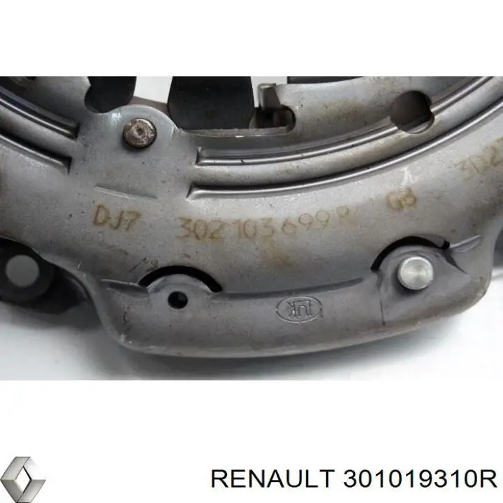 Kit de embraiagem (3 peças) 301019310R Renault (RVI)