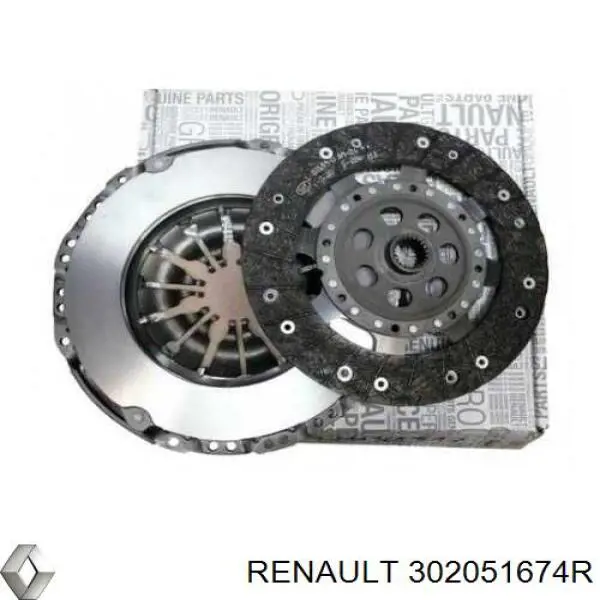 Compre 302051674R Renault (RVI) Kit de embraiagem (3 peças)