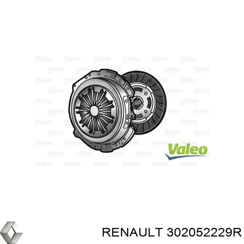 Kit de embraiagem (3 peças) Renault (RVI) 302052229R preço, a partir de 223,14 USD