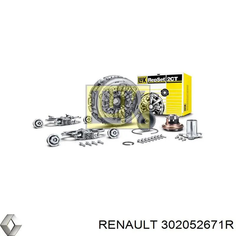 Kit de embraiagem (3 peças) 1200025907 Chery